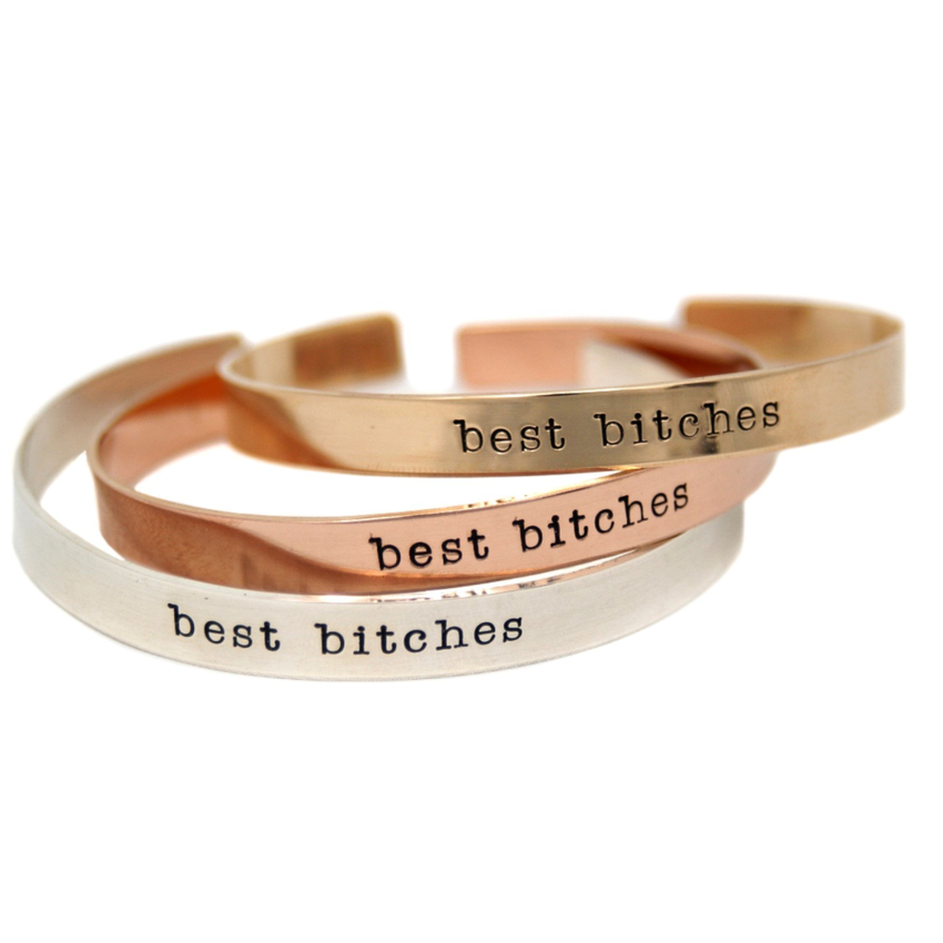 "Best Bitches" - Cuff Bracelet