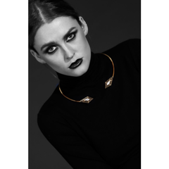 Howlite Statement Collar