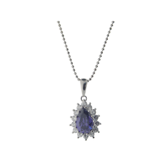 Amethyst CZ Royal Pendant
