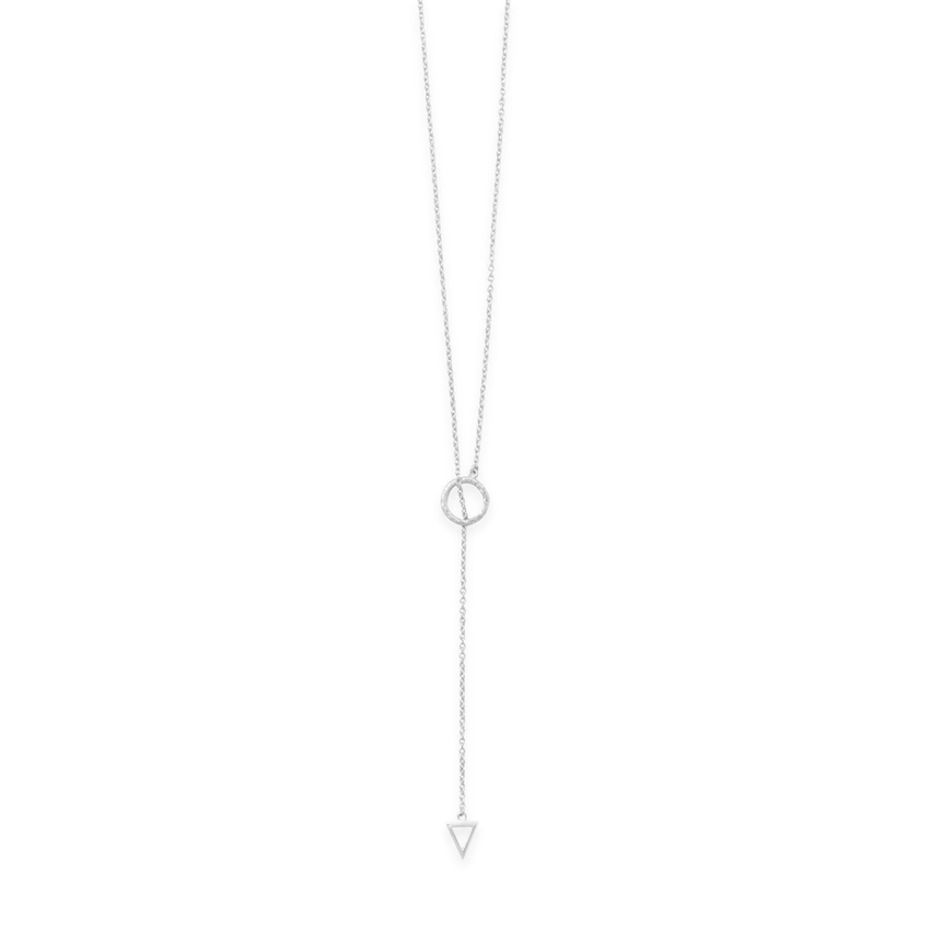 24" Multishape Lariat Necklace