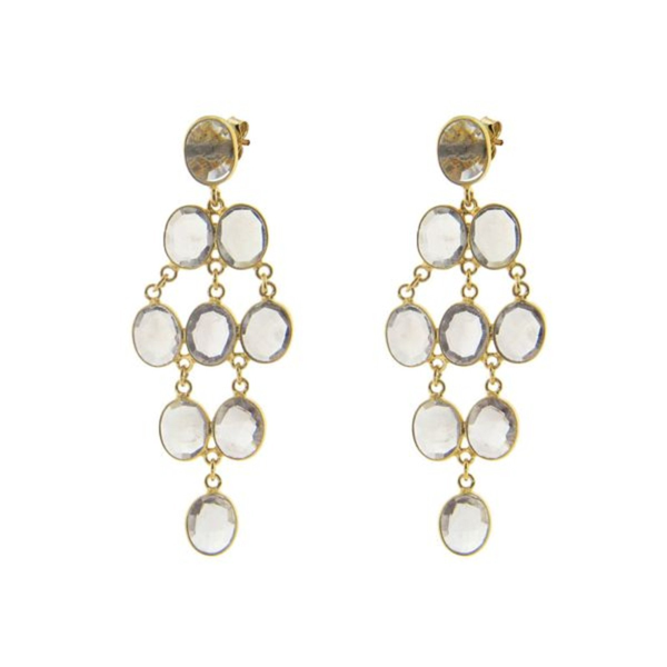 Smoky Quartz Chandelier Earrings