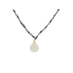 Mini Lightbulb Druzy Necklace