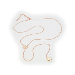 Rose Starburst Lariat Y Necklace
