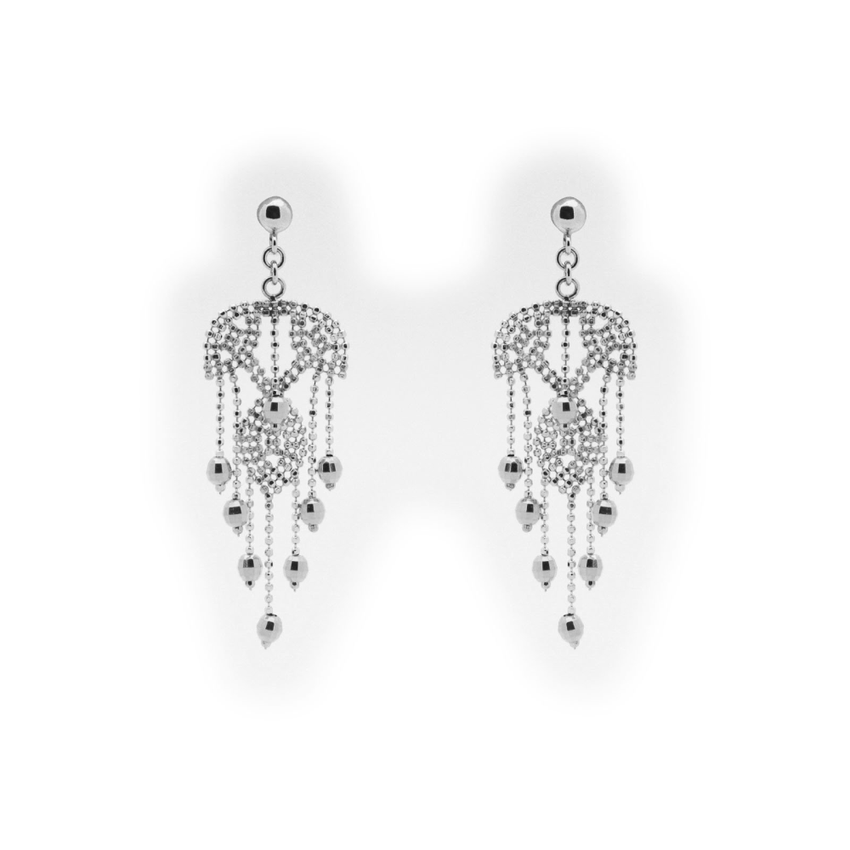 Silk Chandelier Earrings