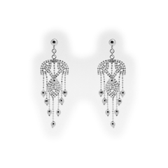 Silk Chandelier Earrings