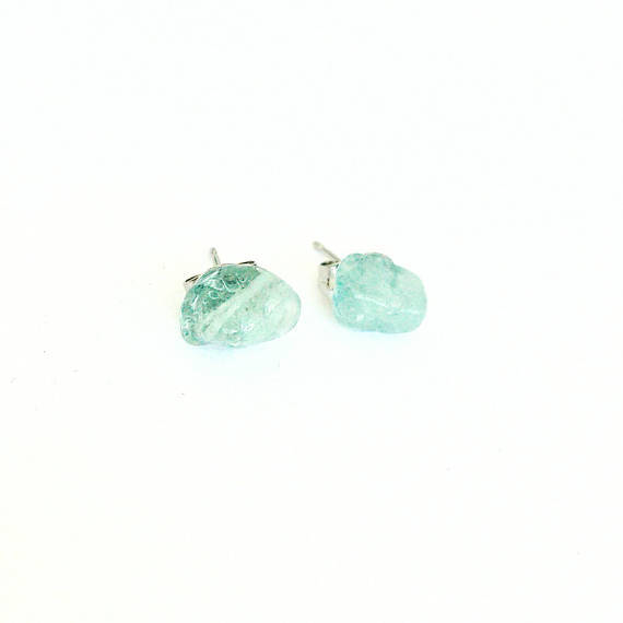 Aquamarine Stud Earrings