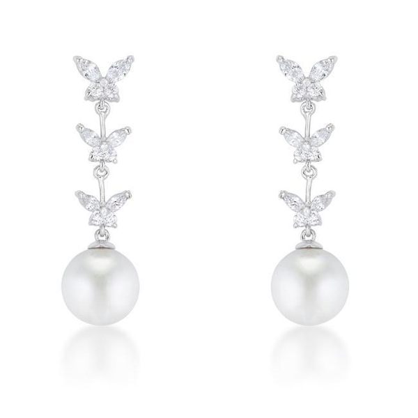 Butterfly Pearl Dangle