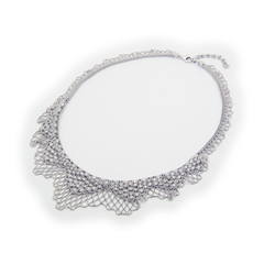 Bridal Silk Collar Necklace