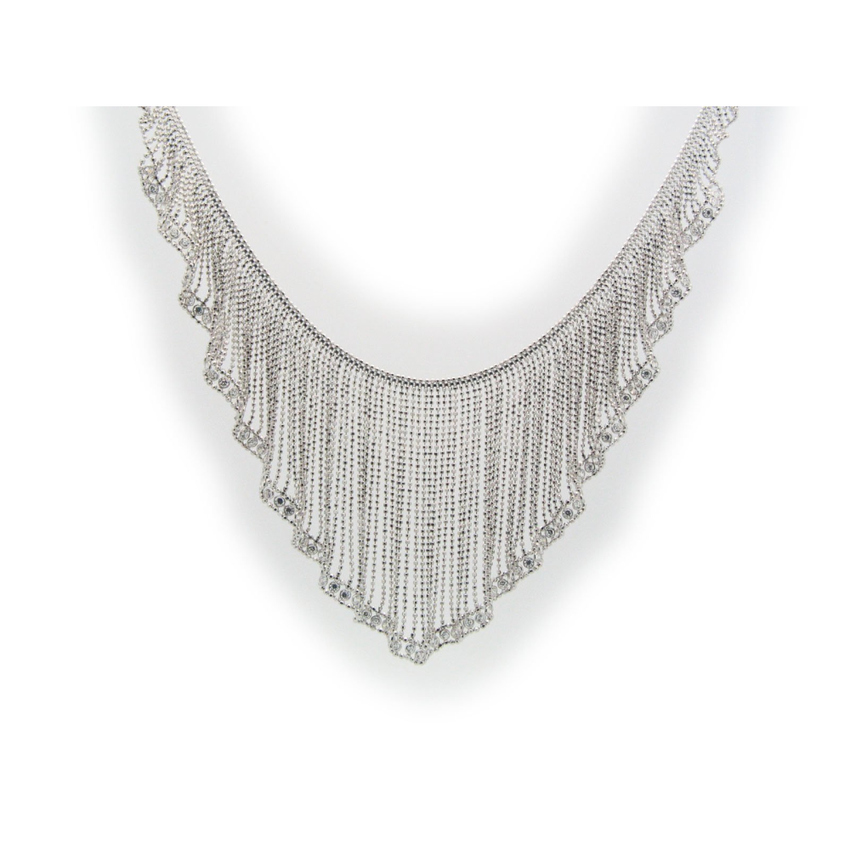 Silk Curtain Collar Necklace