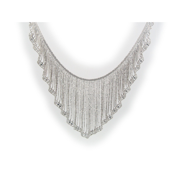 Silk Curtain Collar Necklace