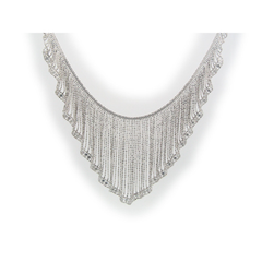 Silk Curtain Collar Necklace