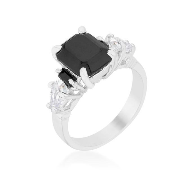 Jet Black Cocktail Ring