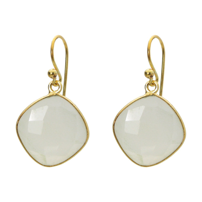 Moonstone Square Danglers