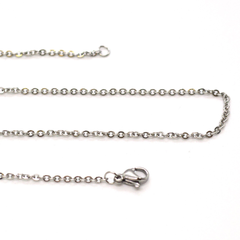 (mnec-928-h9) Stainless Steel Rolo Link Chain, 2.5mm.