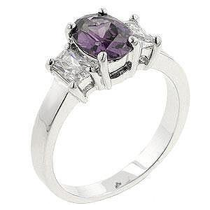 Lilac Engagement Ring