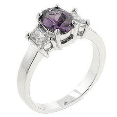 Lilac Engagement Ring
