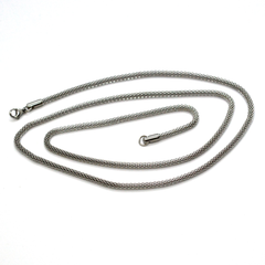 (4-3149-h9) Stainless Steel Round Mesh Chain, Unisex.
