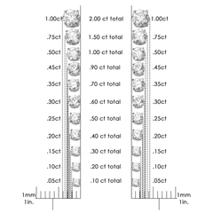 14K White Gold 1.00ct TDW Round-Cut Diamond Solitaire Certified Stud Earrings (H-I, SI2-I1)