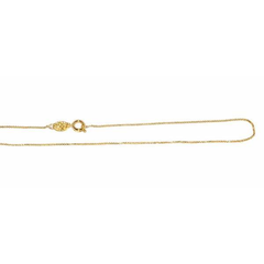 1-1501-h1  Gold Plated Box Chain, 1mm.