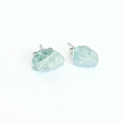 Aquamarine Stud Earrings